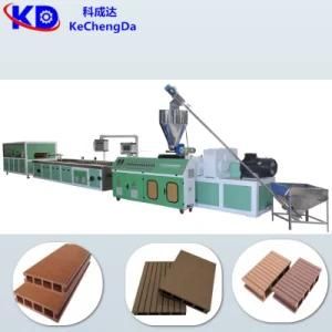 Plastic Sjsz 51/65 PE WPC Decking Board Profile Production Line