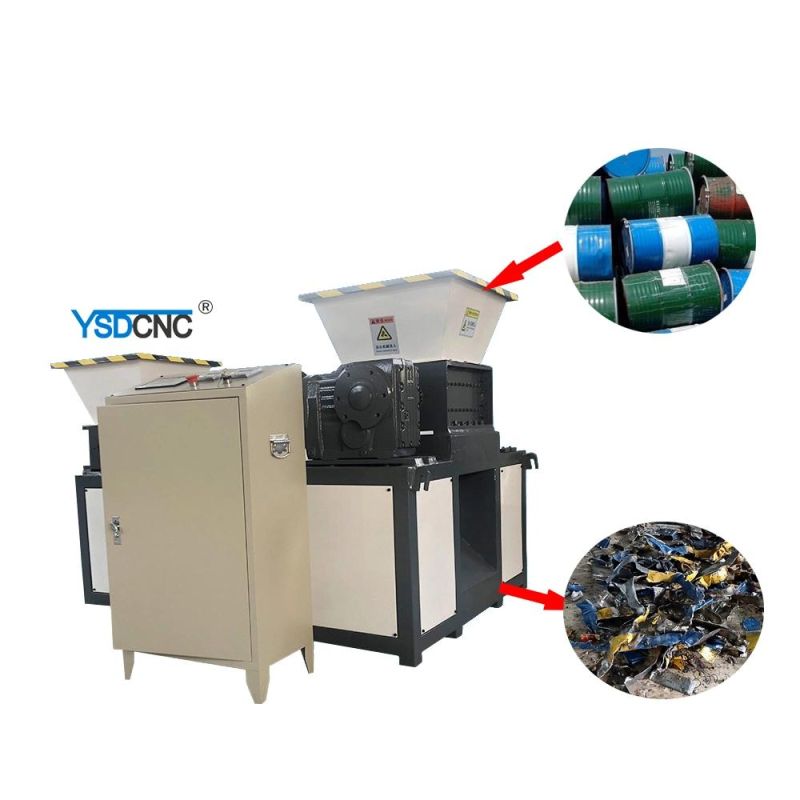 Copper Wire Chain Industrial Aluminum Cans Car Scrap Metal Shredder Machine for Sale