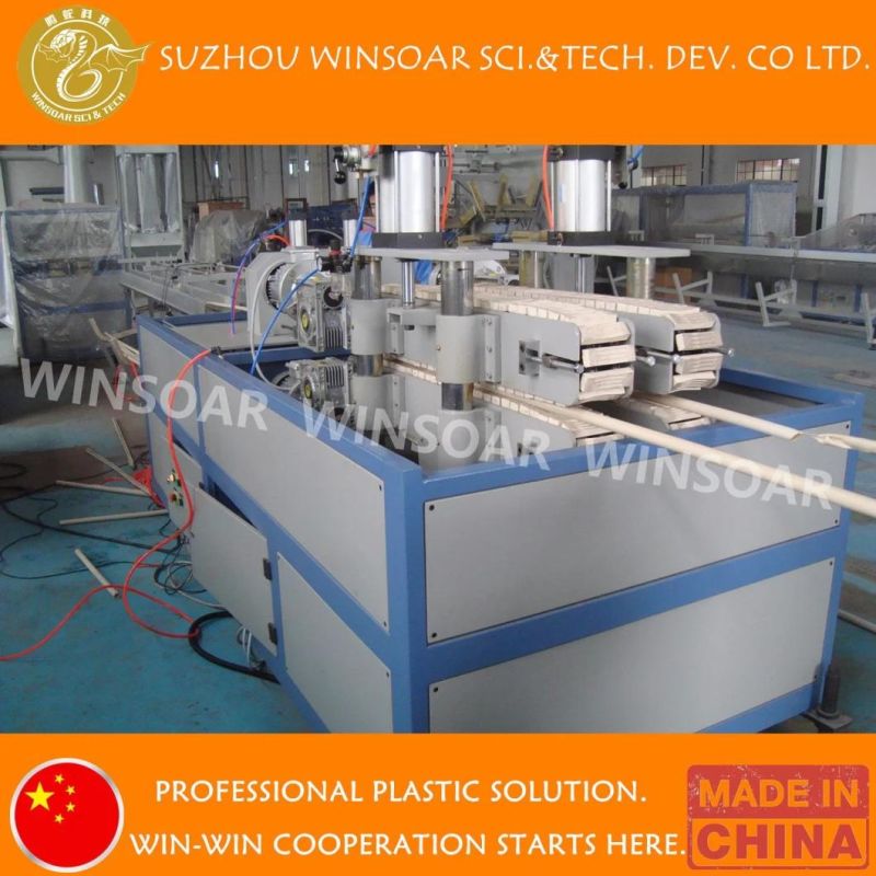 Plastic PVC/CPVC/UPVC Water& Electric Conduit Pipe/Tube (extruder, haul off, cutting winding, belling) Extrusion/Extruding Making Production Line Machine