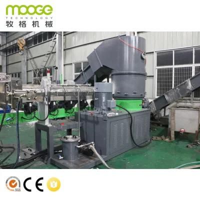 New condition waste PE plastic film granulator machine line