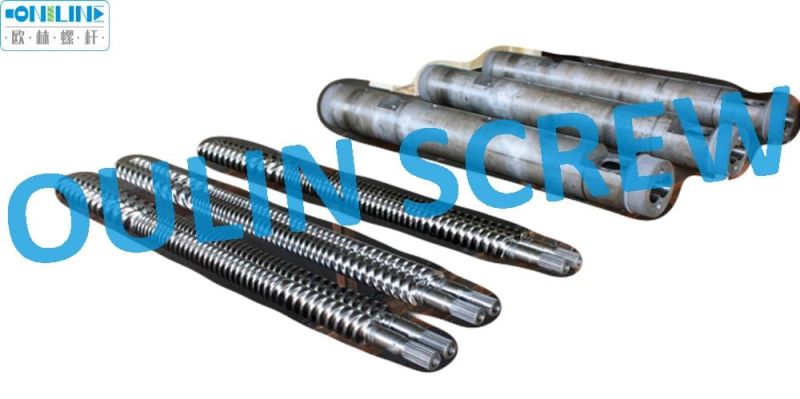 55mm Twin Parallel Screw and Barrel for PVC Extrusion