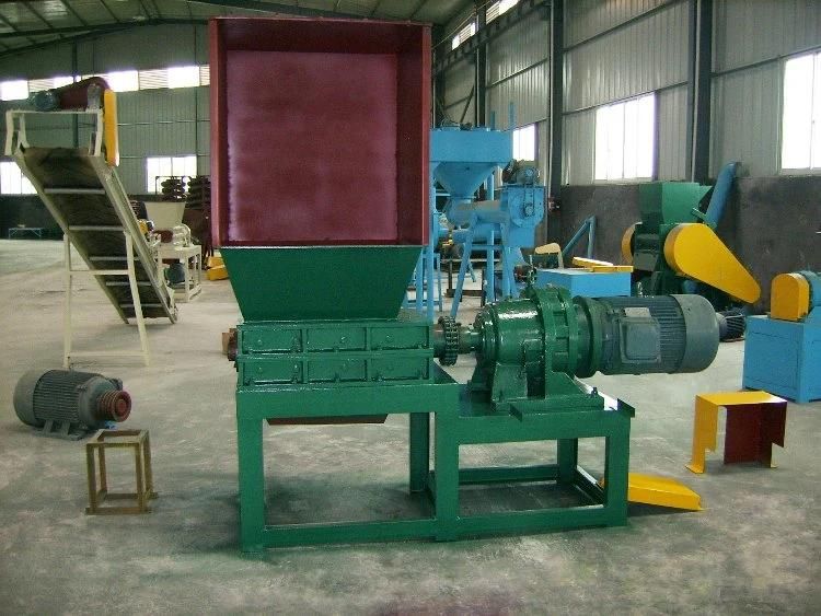 Heavy Duty Two Shaft Tyre Shredder Wood Shredder Rubber Shredder