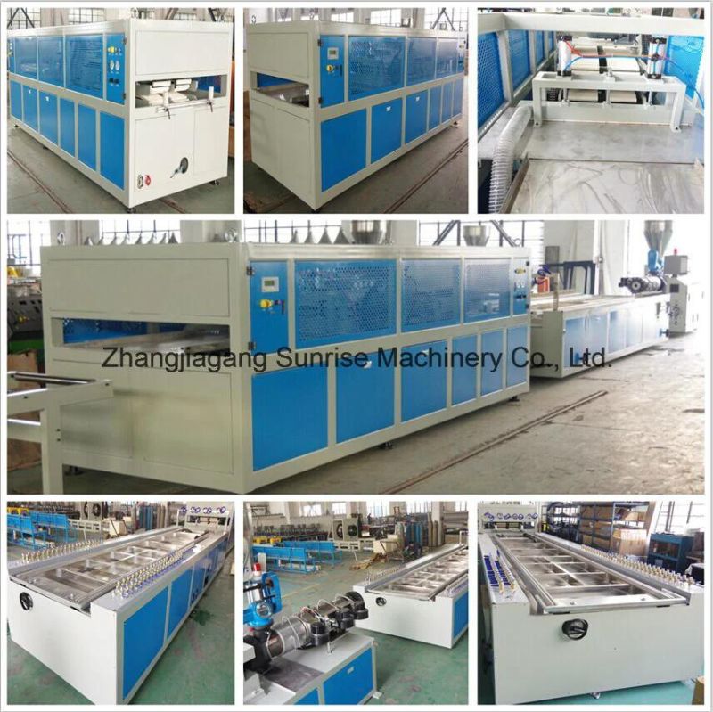 Plastic WPC PVC Profile Wall Panel Hollow Board PVC Corner Bead Gutter Cable Trunking Ceiling Window Sill Door Profile Extrusion Production Line