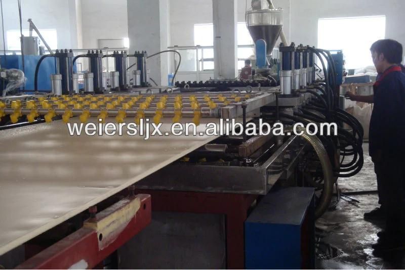 PVC WPC Surface Crust Foamed Board Production Line/PVC WPC Plastic Building Templates Board Machine