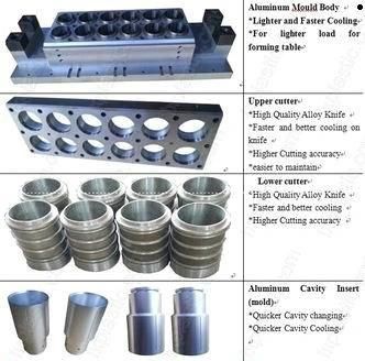 Lx2812 Hf-Im-HP Plastic Cup Making Thermoformer with Auto Hole-Punch