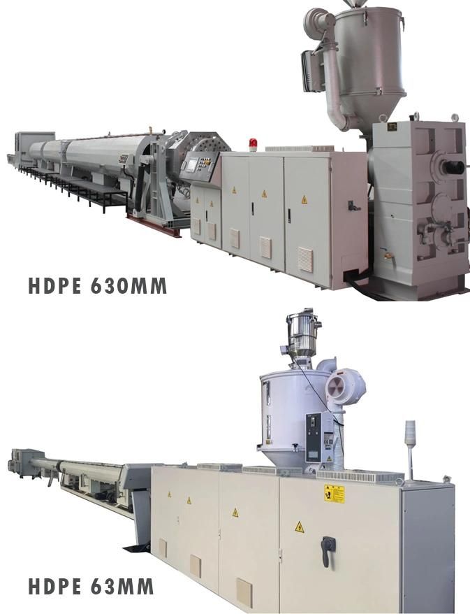 Plastic HDPE&PE Drain Water& Gas Supply Pipe/Tube Machine Extruder Supplier