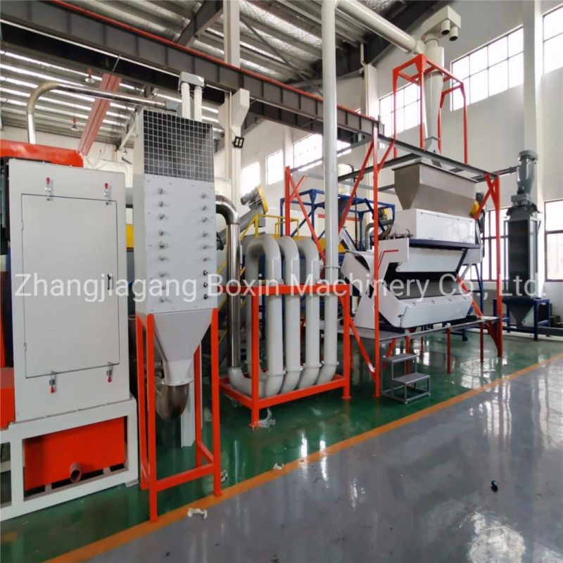 High Productivity Pet Bottle Recycling Machine for Water Cola Plastic Bottle with Friction Washer