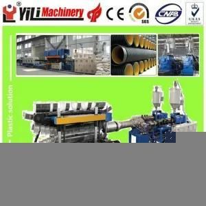 HDPE Double Wall Corrugated Pipe Production Line