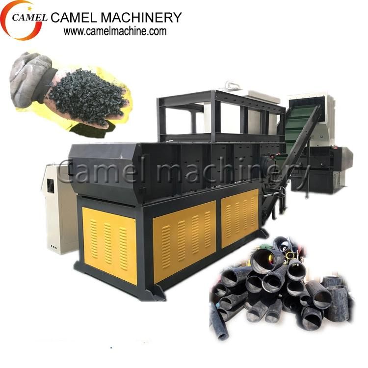 Big Plastic Block and Lump Single Shaft Shredder with Crusher