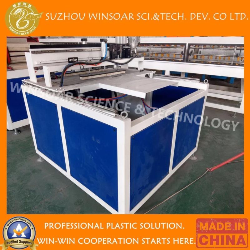 Plastic PVC/PVC WPC/PE/PE WPC Conical Two Screw Extruder with Imported Rkc Temperature Meter Profile/Pipe Plastic Machinery/Extruder Machine