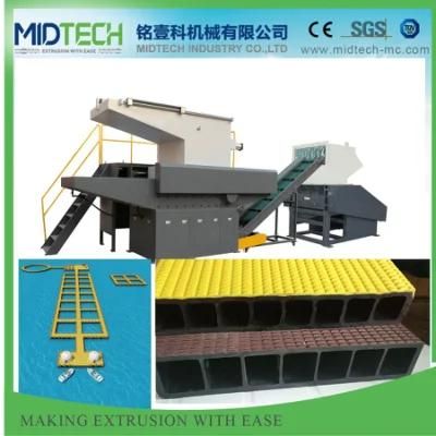 (Midtech Industry) Plastic HDPE/PE Ocean Fishing Raft Profile Board Machine Extruder ...