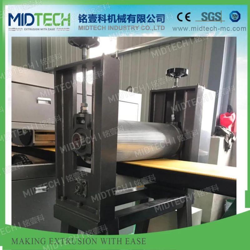 (Midtech Industry) Plastic HDPE/PE Ocean Marine Pedal Profile Board Extrusion Production Line