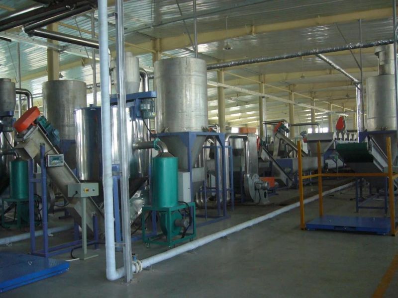 Plastic PP, PE, Pet, ABS Bottles, Oil Bucket Recycling Machine