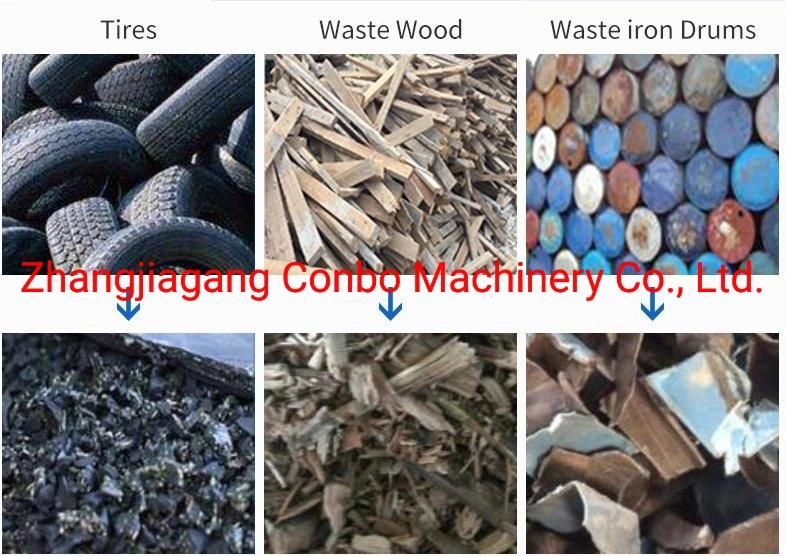 Plastic Shredder/Wood Pallet Shredder/PVC Pipe Pet Bottle Shredder/Block and LDPE Film/Battery/ Waste Rubber Paper Single Double Shafts Shredder