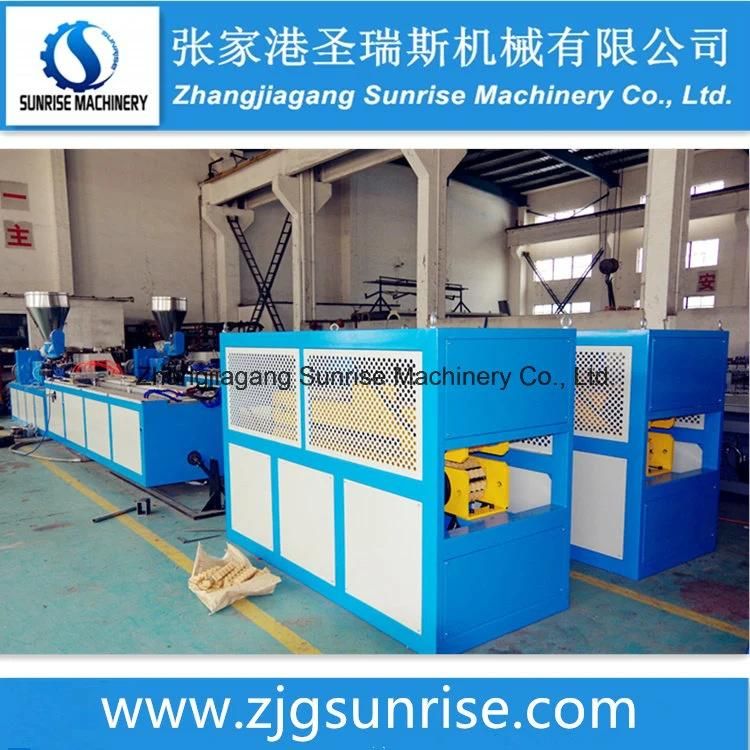 Good Performance PVC Window Door Ceiling Wall Panel Decking Fencing Gutter Cable Trucking Profile Corner Bead Production Line / Extrusion Line