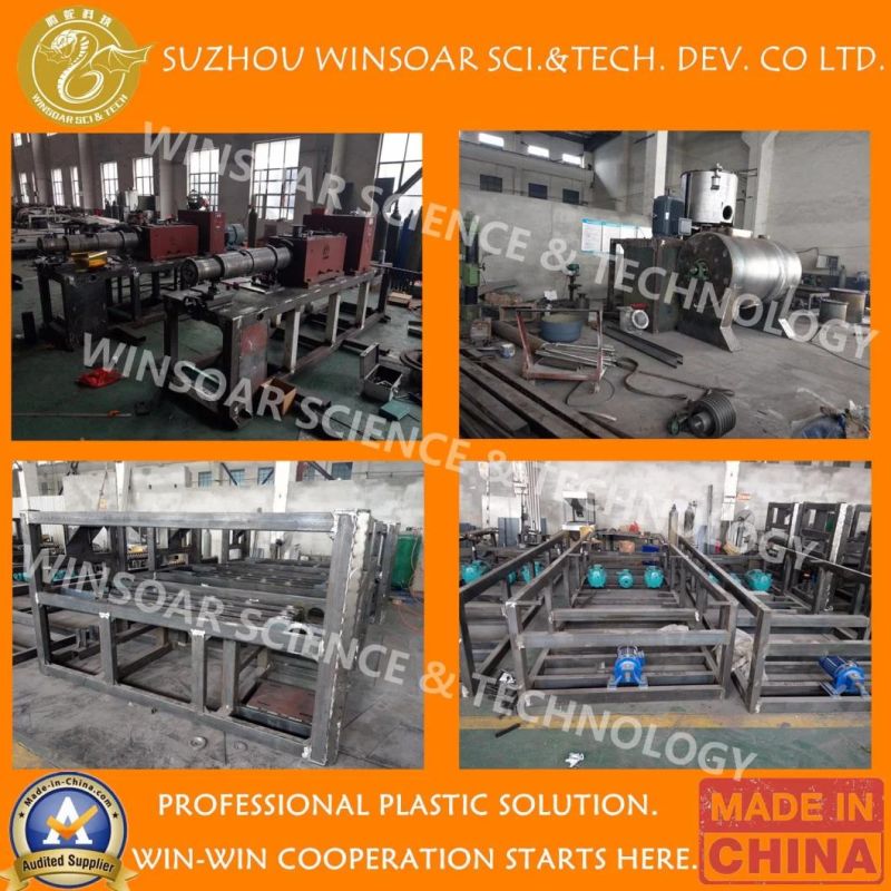 Plastic Composite Trapezoidal Roof Tile Processing Line/ PVC Trapezoidal Roof Plate Processing Line/ Vinyle Trapezoidal Roof Sheet Processing Line