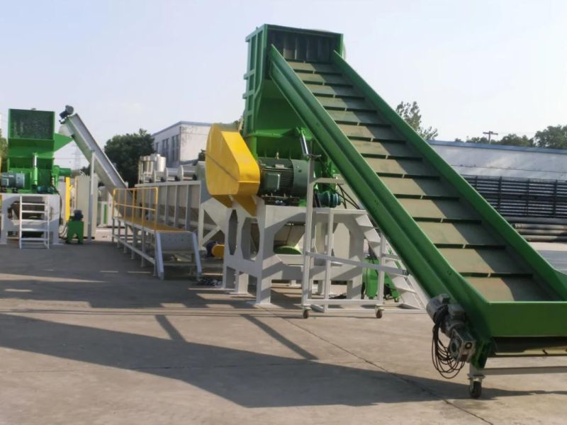 Waste PE PP Pet Milk Bottle Flakes Making Agricultural Film Jumbo Woven Bags Crushing Washing Line Plastic Recycling Machine