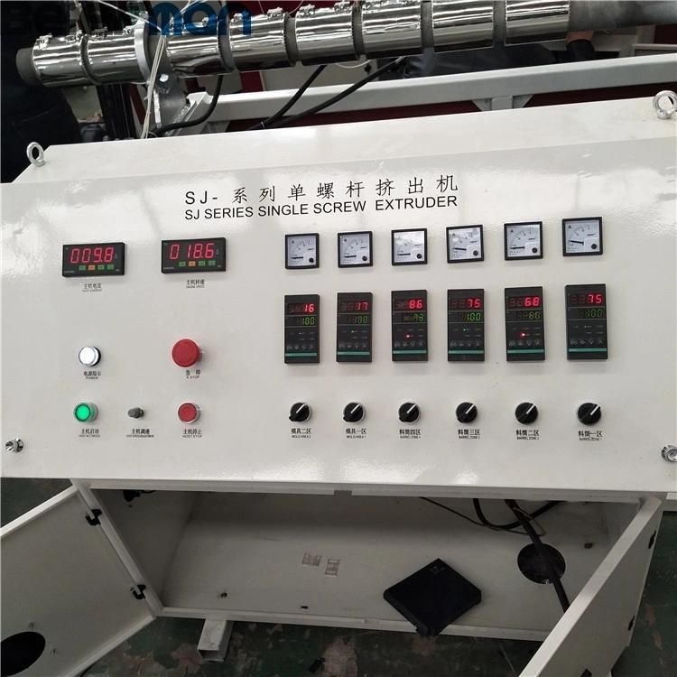 Sj-30/25 Single Screw Extruder Small Type Suitable for Plastic PE/PPR/PVC Pipe Colorline Making