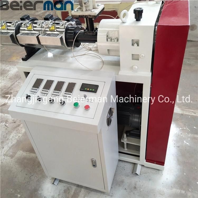 Fast Delivery 0.75kw 1.1kw 1.5kw Motor Customized Sj25 Sj30 Model Single Screw Extruder for Making Pipe Color Line/Small Profiles