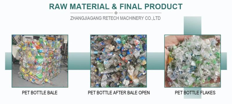 High Productivity Pet Bottle Recycling Hot Washing Machine Water Cola Plastic Bottle Cleaning Line with Zigzag Label Remover