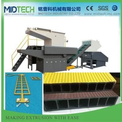 (Midtech Industry) Plastic Foam PE/HDPE Ocean Marine Pedal Profile Board Machine Extruder ...