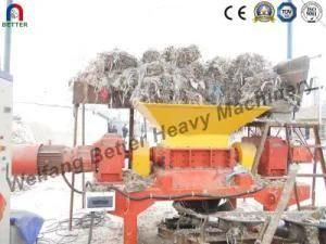 Double Shaft Recycle Waste Plastics/Wood/Tyre/Tire Shredder Machine