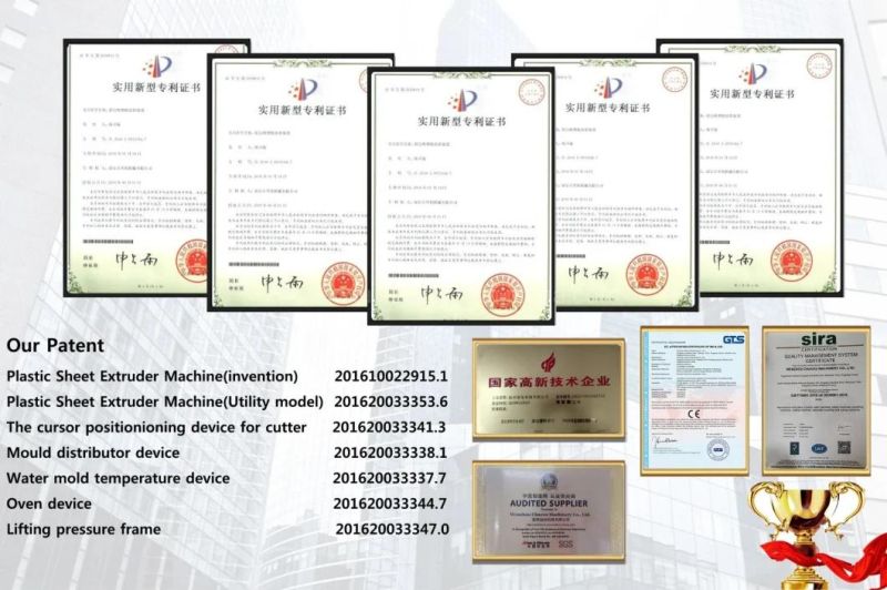 Chaoxu Plastic Sheet Thermoformage Machine Trolley Case Production Line