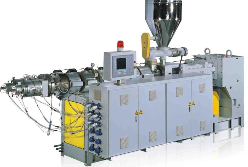 Opposite Outward Rotation Parallel Twin-Screw Plastic Extruder (SJSY-90/26)