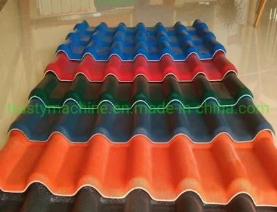 PVC Glazed /Spanish Corrugated Roof Sheet Extrusion Line