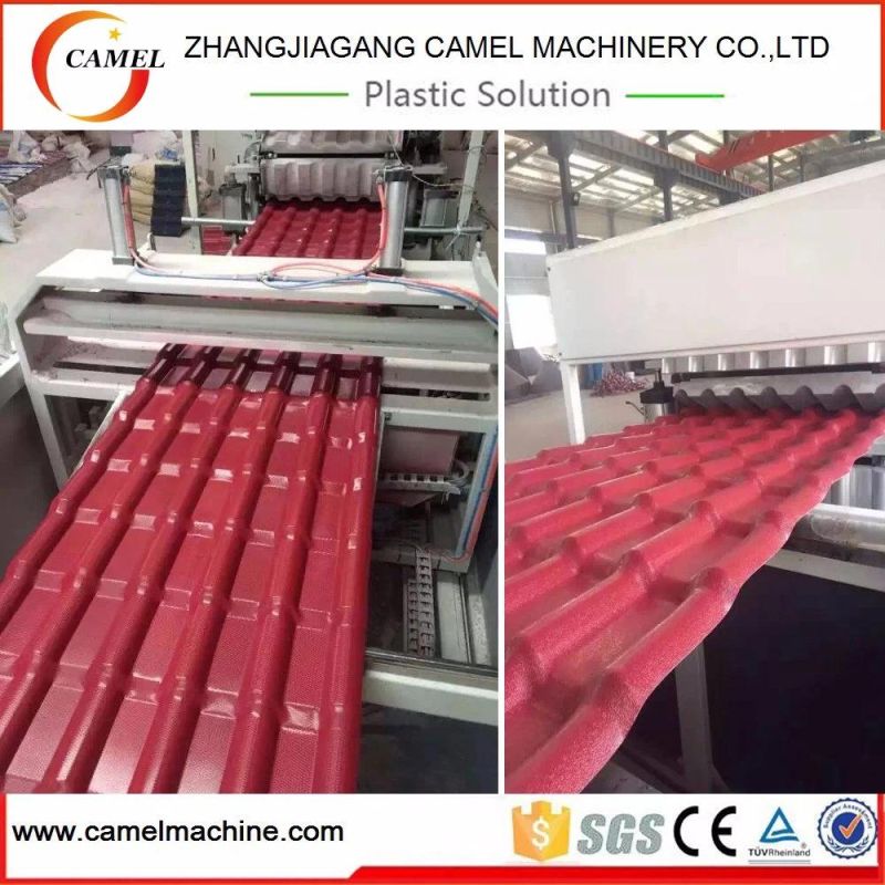 PVC Corrugated Roof Tile Sheet Extruding Machine/Plastic Corrugate Sheet Production Line