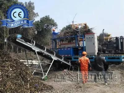 Biomass Garbage Grinder Shredding Straw as Fuel Used in Power Plant