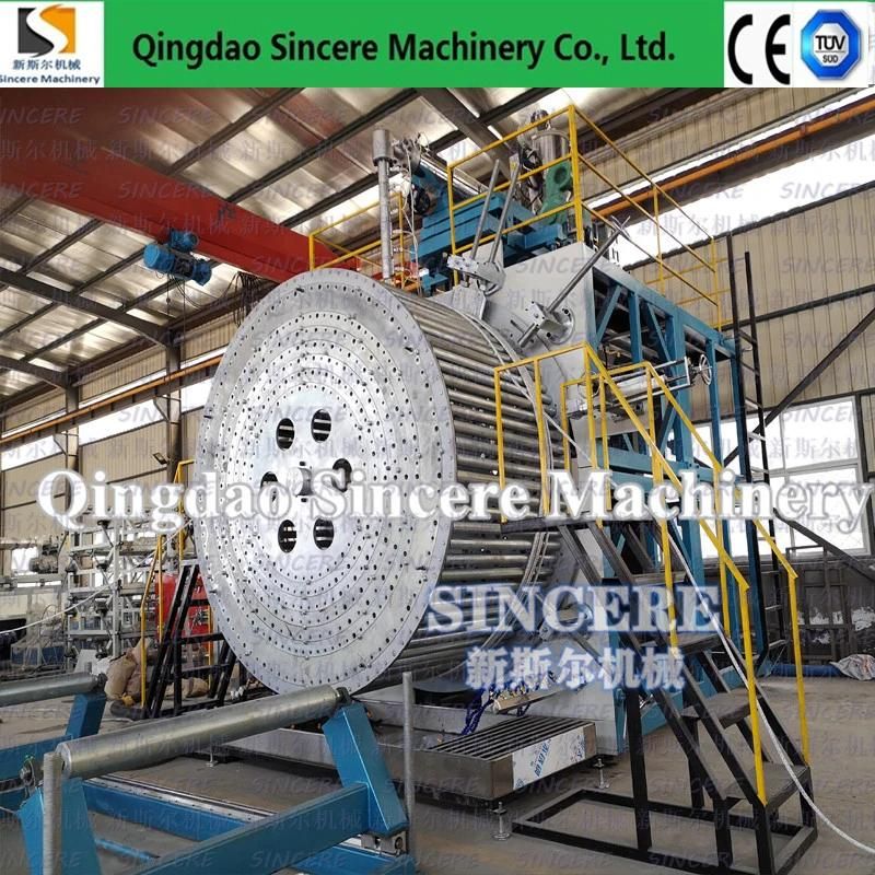 Double/Hollow/Structural Wall HDPE Spiral Winding Corrugated/Sewerage Pipe Extrusion Production Equipment Machine Line DN1500 DN2600 DN3000 DN4000mm