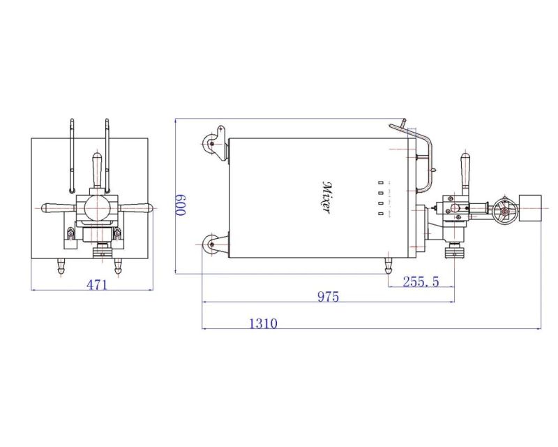 Rubber and Plastic Industry Laboratory 200 Ml Mixer Torque Rheometer