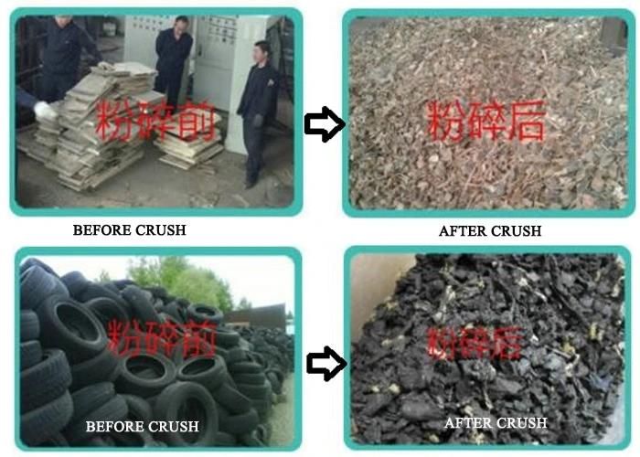 Waste Plastic Film Crusher PVC Pipe Crusher Shredder