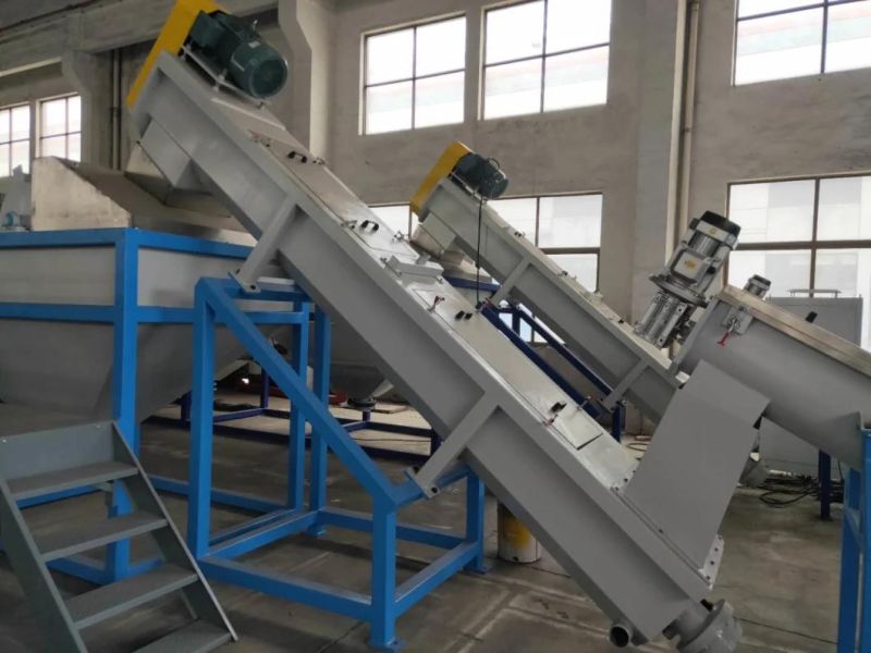 300-2000kg Waste Pet Bottle Film Crushing Washing Recycling Line for Textile Fiber