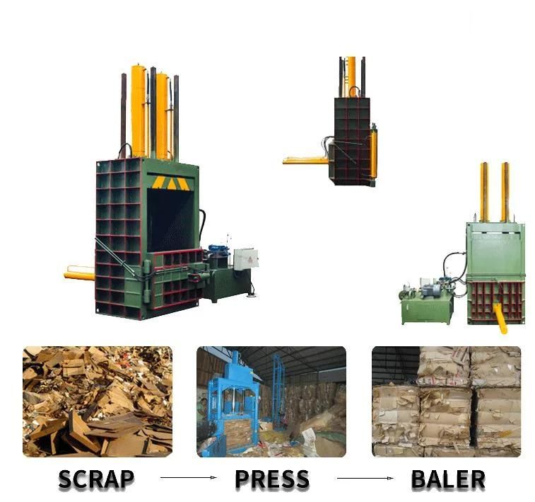 Y82-100 Vertical Waste Pet Bottle Baler Equipment Machine