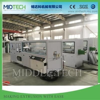 China Low Consumption WPC Shelf Profile Extrusion Line Production Line