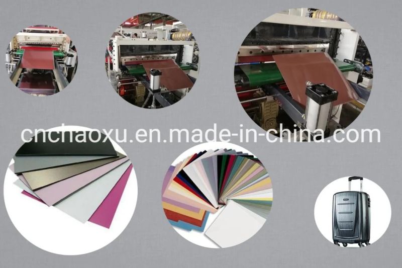 Chaoxu Smaller Type High Output ABS Sheet Single Screw Extruding Machinery