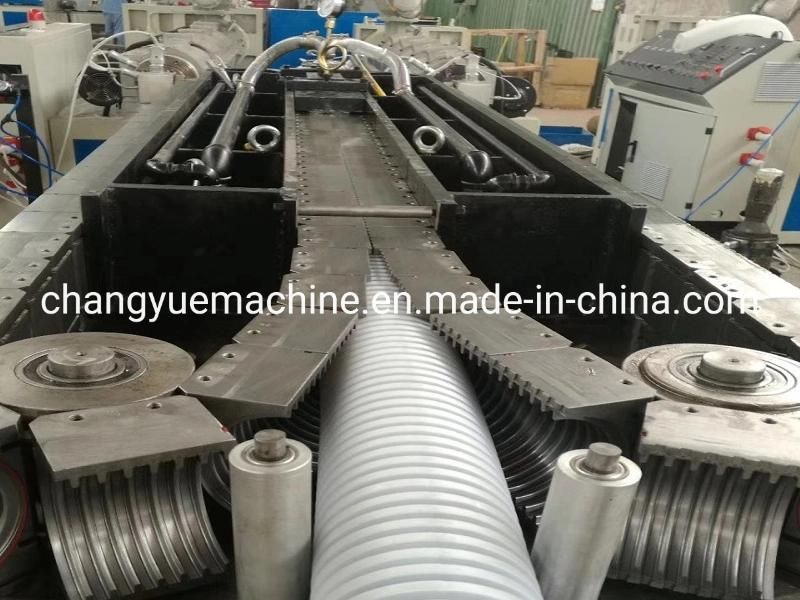 Low Cost of PVC Single Wall Corrugated Pipe Extruder Machine