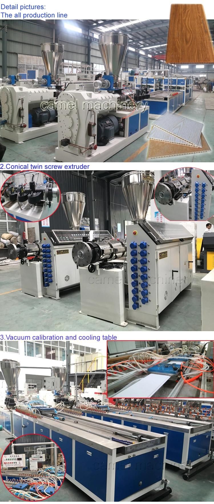 Plastic PVC/WPC Wood Fence Panel Extrusion Line