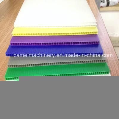 Factory Price Hot Sale Plastic PP PE PC Hollow Grid Sheet Production Line Extrusion Line ...