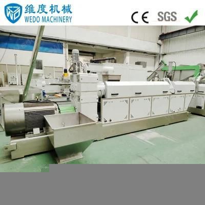 High Standard Plastic Flakes Pelletiizng Machine