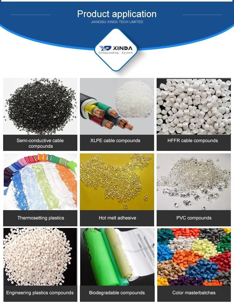 Degradable Bio Plastic Pelletizing Compounding Twin Screw Extruder PLA Pbat PVA Granules Making Machine