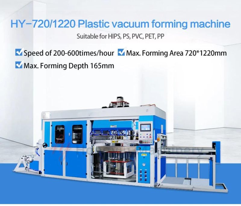 Plastic Pet Tray Vacuum Forming Machine