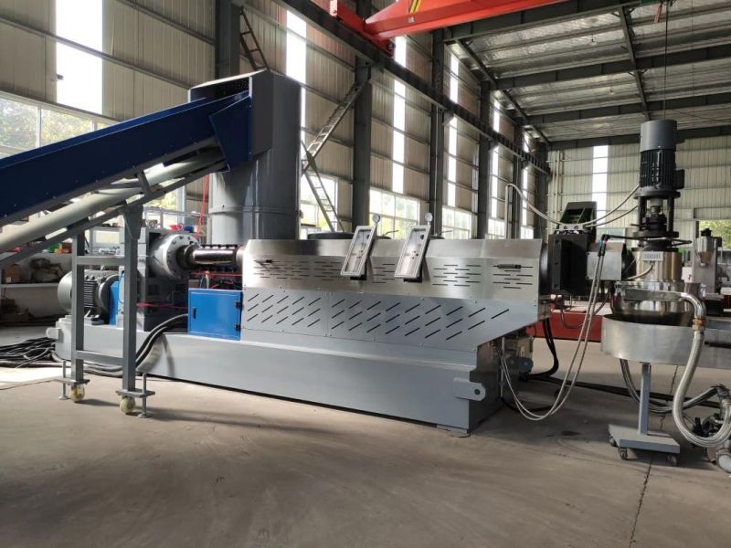 400-500kg/H PE PP Film Plastic Bags Washing Recycling Granulating Machine