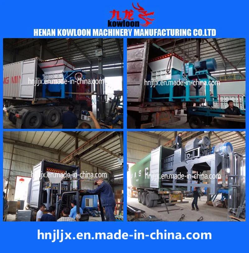 Ce Certificate PE Pipe Shredding Crushing Machine