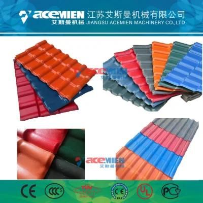 Hot Sale Asia Durable PVC Glazed Roof Tile Sheet Forming Making Machine