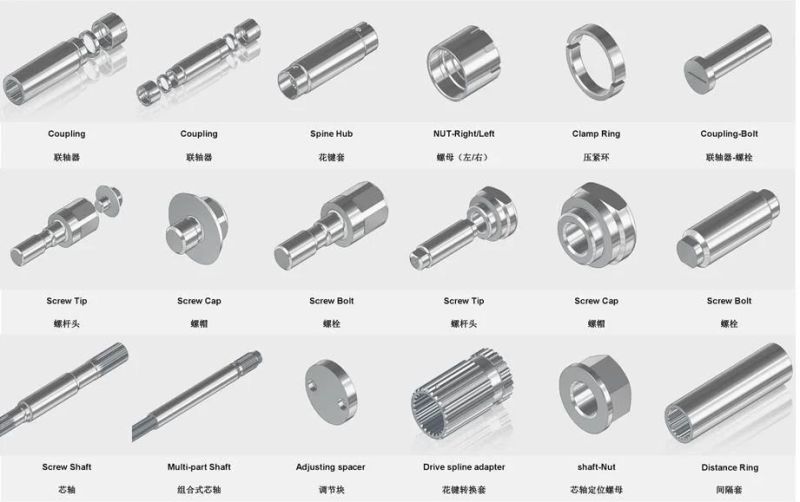 Ze Seris Twin Screw Extruder Accessories Screw Bolt