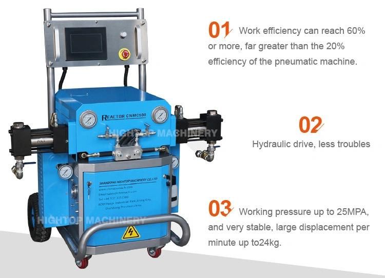 Portable High Pressure Bed Liner Polyurea Coating Spray Machine