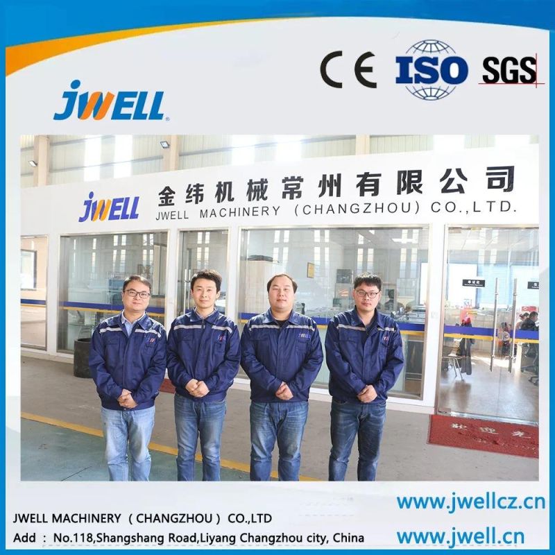 China Jwell Plastic Recycling PVC/PE/Mpp/PPR/PP/PMMA Easy Operation Reliable Manufacture Performance Machinery/ Extruder Machine